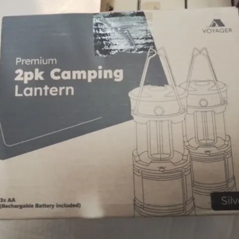 BOXED PACK OF 2 PREMIUM CAMPING LANTERNS