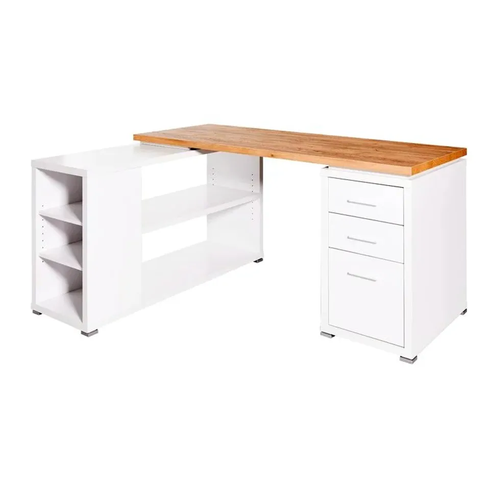 BOXED JEDDIAH L-SHAPE DESK (1 BOX)