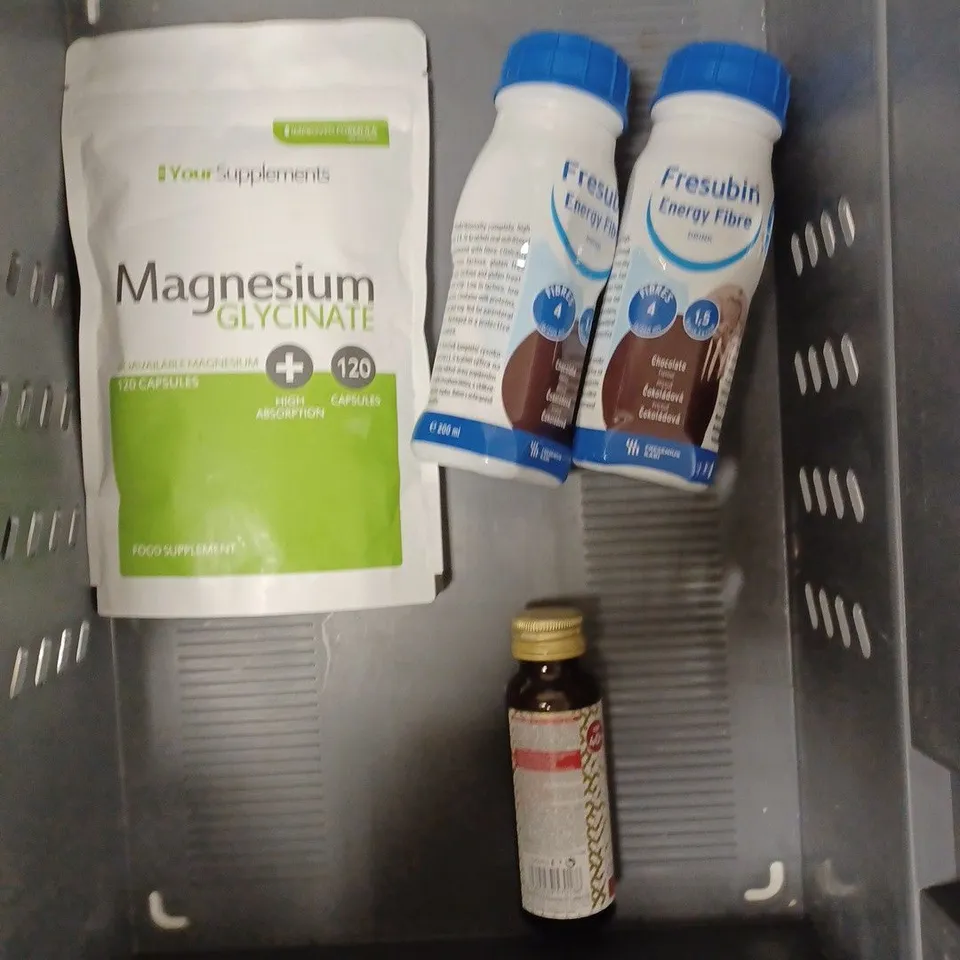 APPROXIMATELY 10 ASSORTED FOOD & DRINK PRODUCTS TO INCLUDE PRIME HYDRATION DRINK, THORNTONS CLASSIC SELECTION, FERRERO COLLECTION ETC 