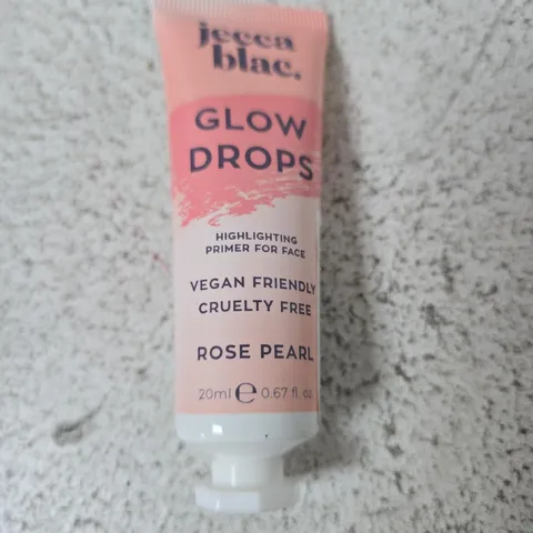 BOX OF APPROXIMATELY 300 X JECCA BLAC GLOW DROPS HIGHLIGHTING PRIMER FOR THE FACE – ROSE PEARL (20ML)