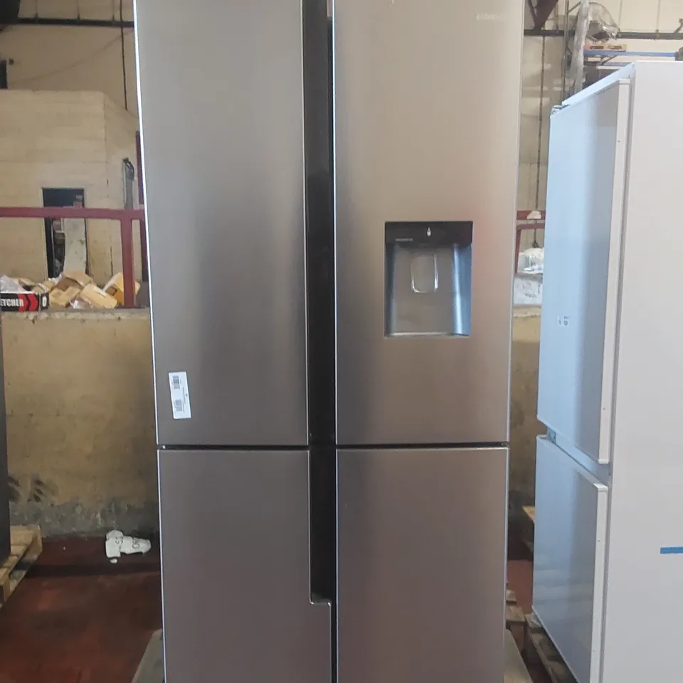 KENWOOD KSBS4DX23 SLIM AMERICAN-STYLE FRIDGE FREEZER - INOX