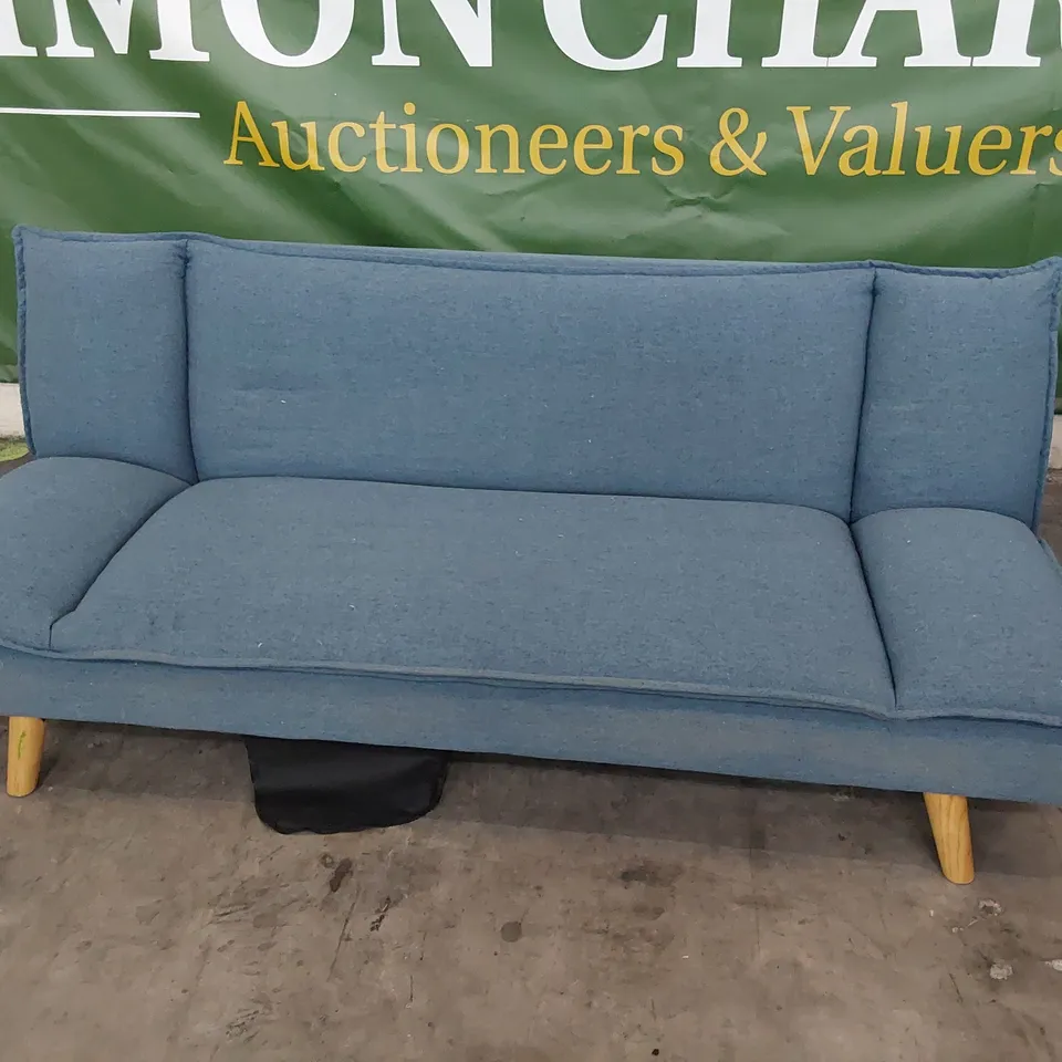 DESIGNER CLICK CLAK SOFABED BLUE FABRIC