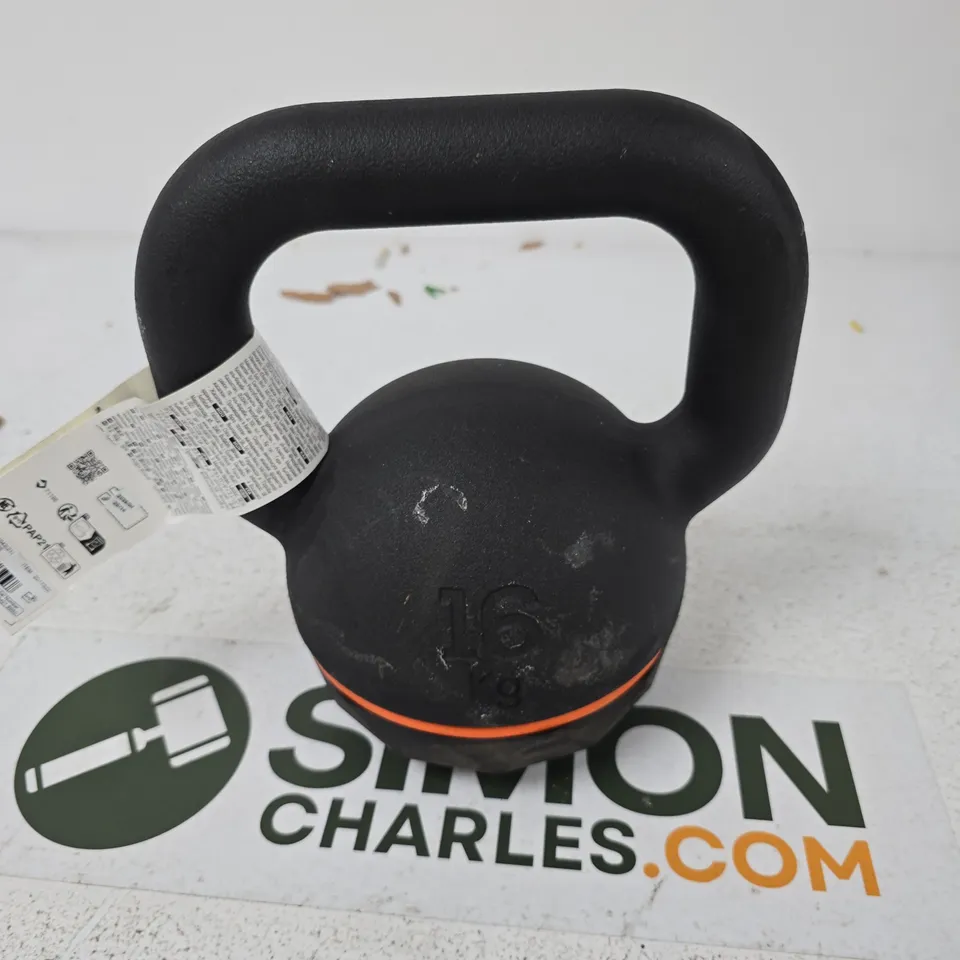 KETTLEBELL 16 KG – BLACK