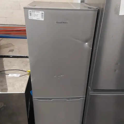 RUSSELL HOBBS RH145FF501E1S 145CM HIGH 60/40 SMALL FRIDGE FREEZER - SILVER - E RATED