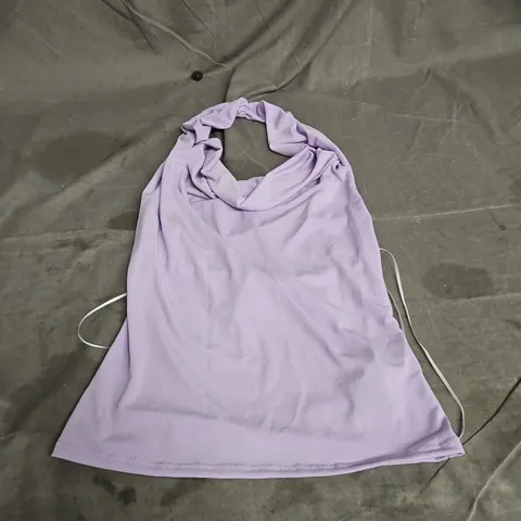 URBAN OUTFITTERS HALTER COWL NECK TOP IN LILAC SIZE M