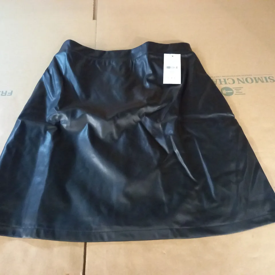 LIPSY PU COATED MINI SKIRT - UK 10