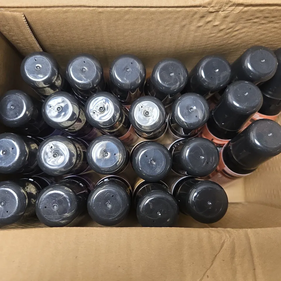 APPROXIMATELY 20 ASSORTED MATRIX BLOW DRY SPRAYS TO INCLUDE CARAMEL BLONDE, PLATINUM SILVER, GOLDEN BLONDE, ETC - COLLECTION ONLY