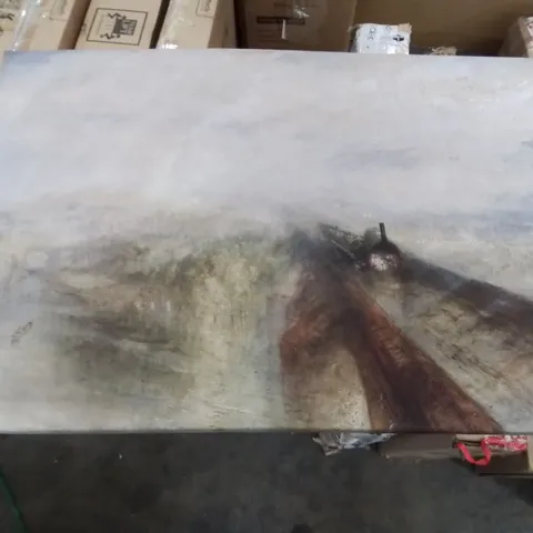 RAIN, STEAM AND SPEED J.M.W TURNER WRAPPED CANVAS PAINTING