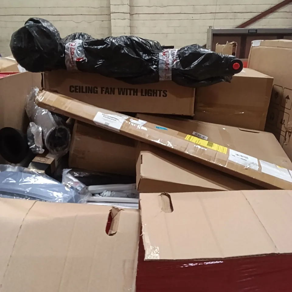 PALLET CONTAINING A LARGE QUANTITY OF ITEMS TO INCLUDE -INSECT KILLER, ZIP BINDER , CHILDREN'S SAFETY VEST ETC