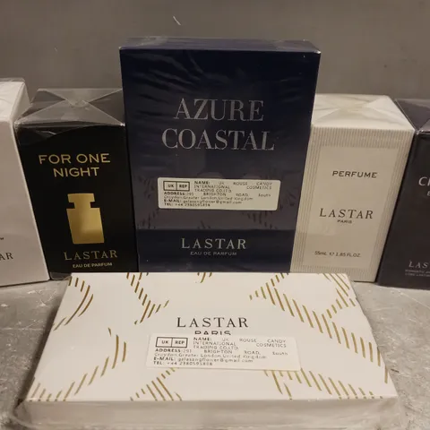 APPROX 20 ASSORTED LASTAR FRAGRANCES TO INCLUDE SUMMER JUICE, FOR ONE NIGHT, CITY PULSE, ETC 