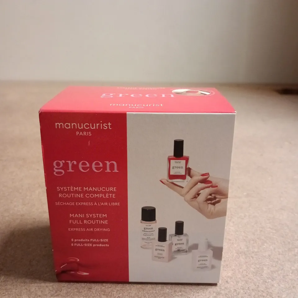 MANUCURIST GREEN MANICURE SYSTEM – FULL ROUTINE