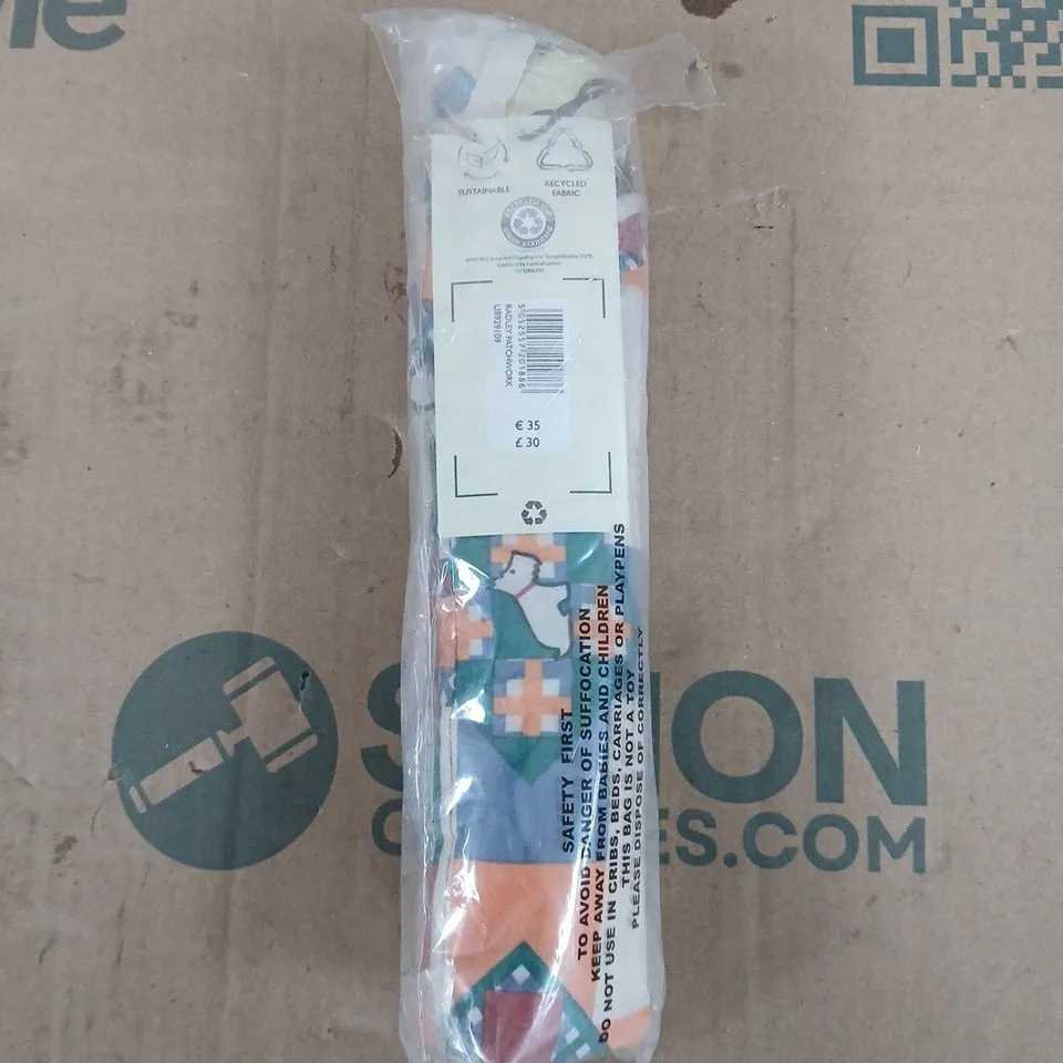 RADLEY PATCHWORK RESPONSIBLE UMBRELLA ~ DIMENSIONS: H23 X W6 X D3.5 CM