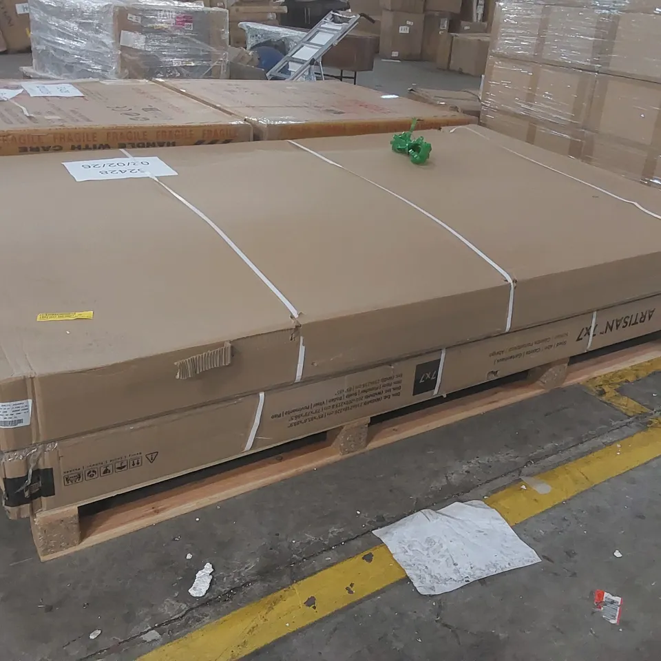 BOXED KETER ARTISAN 7 FT. W X 7 FT. D PENT OUTDOOR GARDEN SHED (2 BOXES)