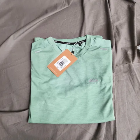 TRAILBERG CREST TEE - GRANITE GREEN - SIZE S