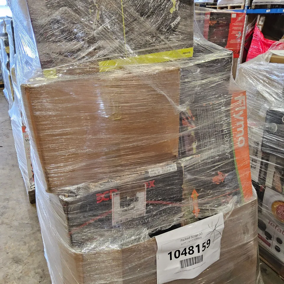 PALLET OF APPROXIMATELY 24 UNPROCESSED RAW RETURN HOUSEHOLD AND ELECTRICAL GOODS TO INCLUDE;