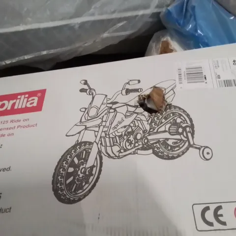 Boxed Aprilia 12v Bike Ride-On