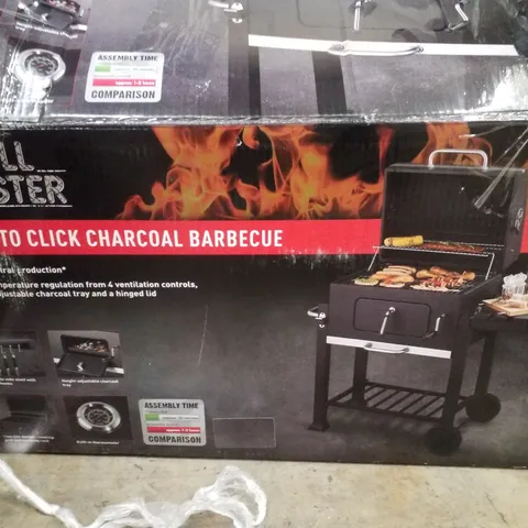 BOXED GRILL MEISTER TORONTO CLICK CHARCOAL BARBECUE