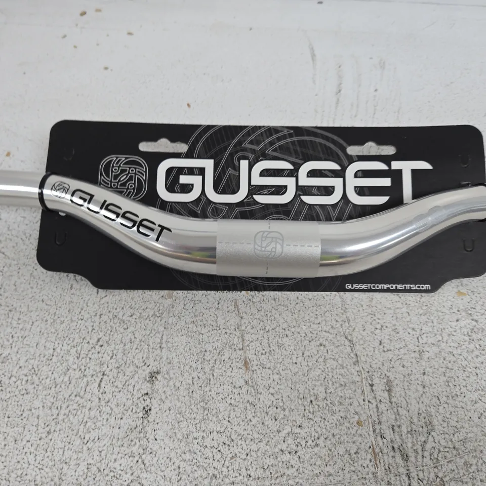 GUSSET BICYCLE HANDLEBAR – SILVER