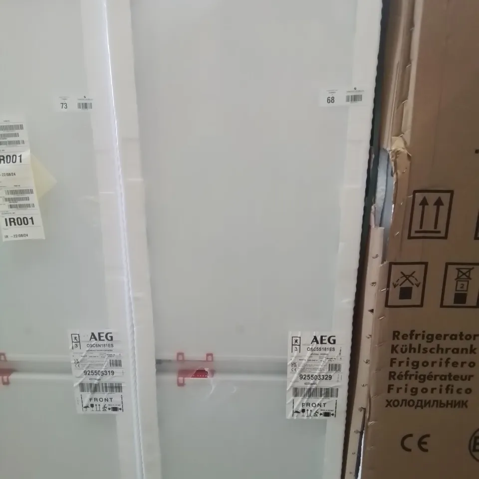 AEG OSC5S181ES LOW FROST INTEGRATED FRIDGE FREEZER, SLIDING HINGE, 70/30 RRP £500