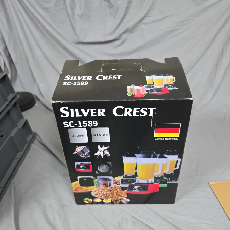 SILVER CREST SC-1589 BLENDER – 4500W – BOXED