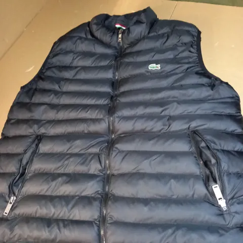MENS LACOSTE PADDED BODY WARMER SIZE UNSPECIFIED