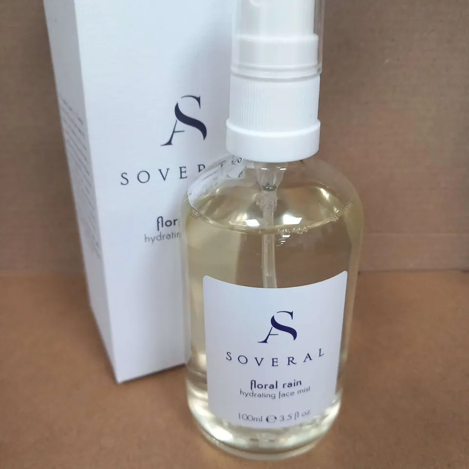 BOXED SOVERAL FLORAL RAIN HYDRATING FACE MIST 100ML