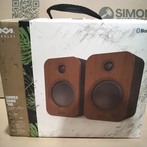 BOXED MARLEY DIMMER DOWN DUO BLUETOOTH SPEAKER PAIR