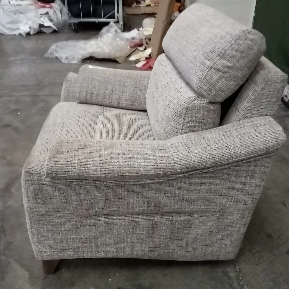 DESIGNER G PLAN HURST CHAIR - MOORE AUTUMN FABRIC 