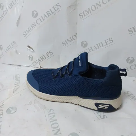 SKECHERS MARSING SLIP RESISTANT WORK TRAINERS, BLUE - SIZE 8