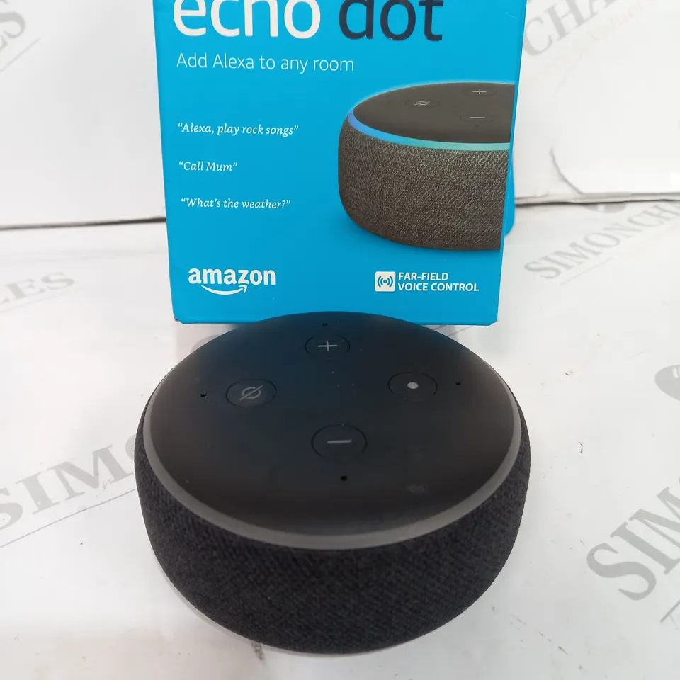 BOXED AMAZON ECHO DOT SPEAKER