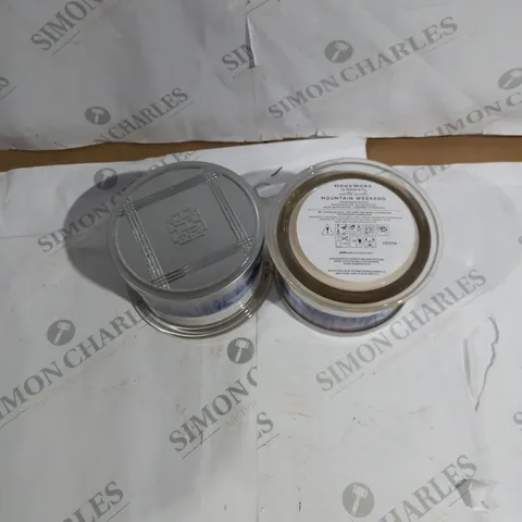 HOMEWORX MOUNTAIN WEEKEND CANDLE SET