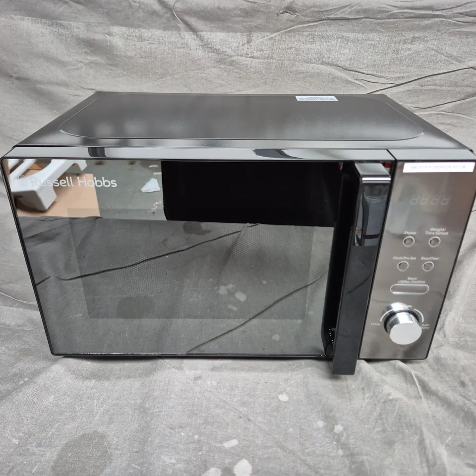 RUSSELL HOBBS COMPACT BLACK DIGITAL MICROWAVE RHM2076B-AZ