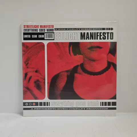 STREETLIGHT MANIFESTO LIMITED CLEAR COLOUR VINYL