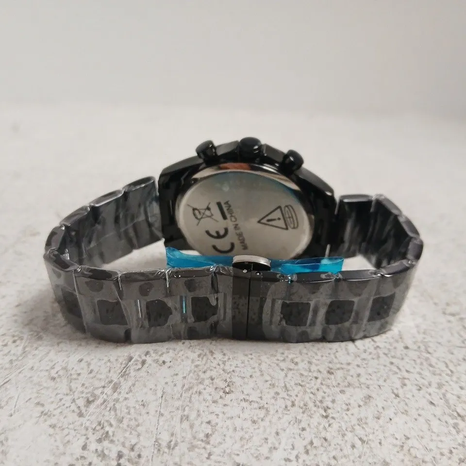 CHEETAH BRAND BLACK STAINLESS STEEL WATCH