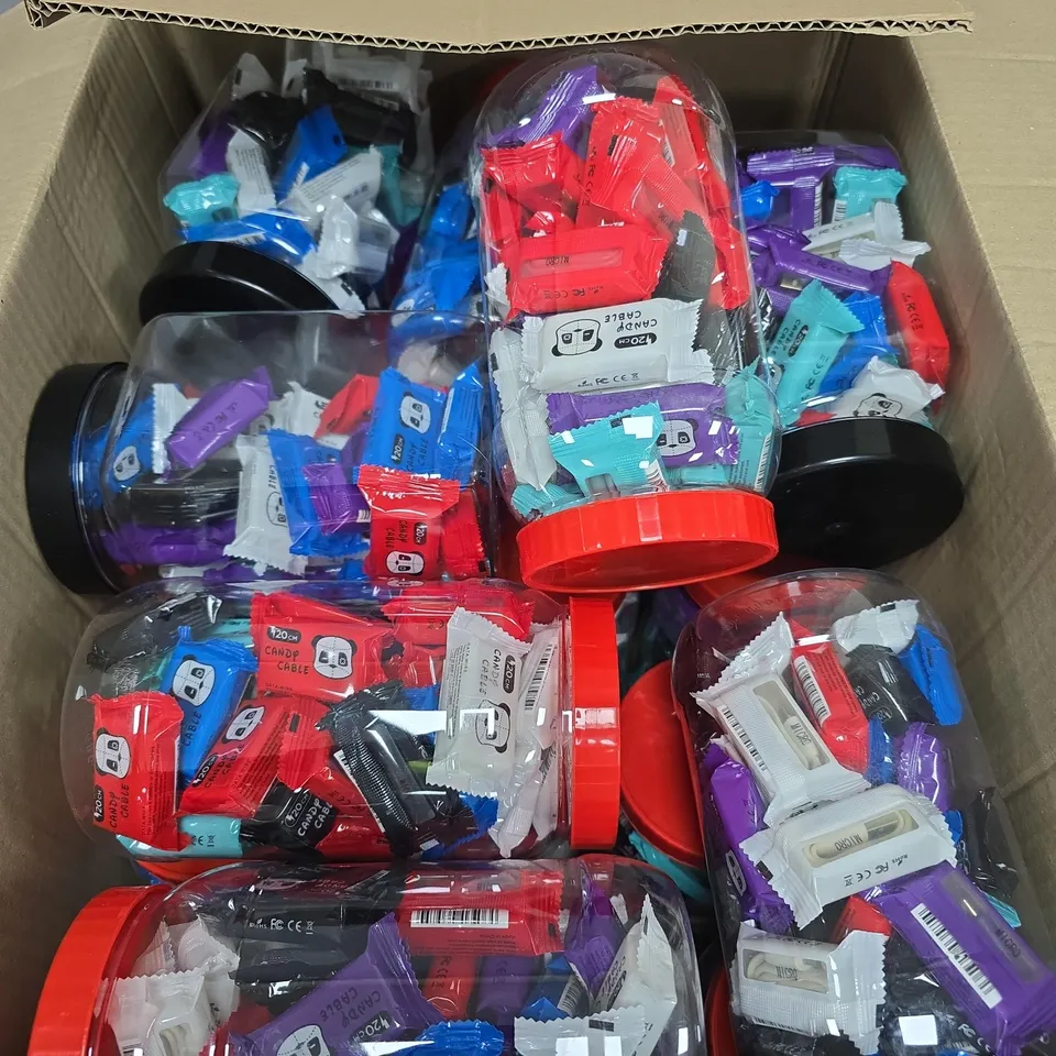 APPROXIMATELY 20 CANDY CABLE DATA CABLE MULTIPACKS