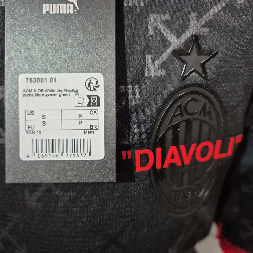 AC MILAN PUMA OFF-WHITE FOOTBALL SHIRT - EU S