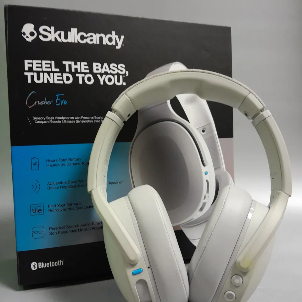 BOXED SKULLCANDY CRUSHER EVO WIRELESS BLUETOOTH HEADPHONES 