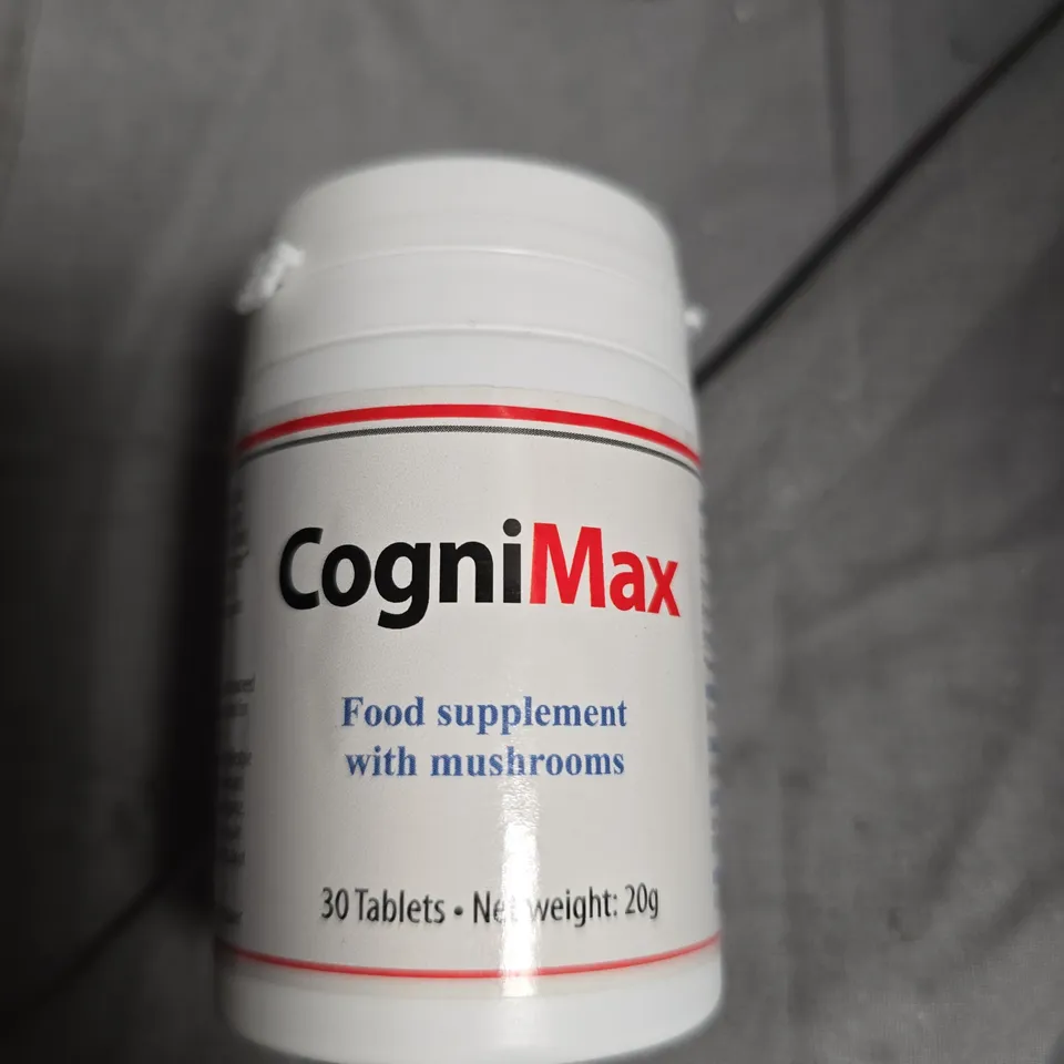 APPROXIMATELY 8 X COGNIMAX FOOD SUPPLEMENT WITH MUSHROOMS – 30 TABLETS