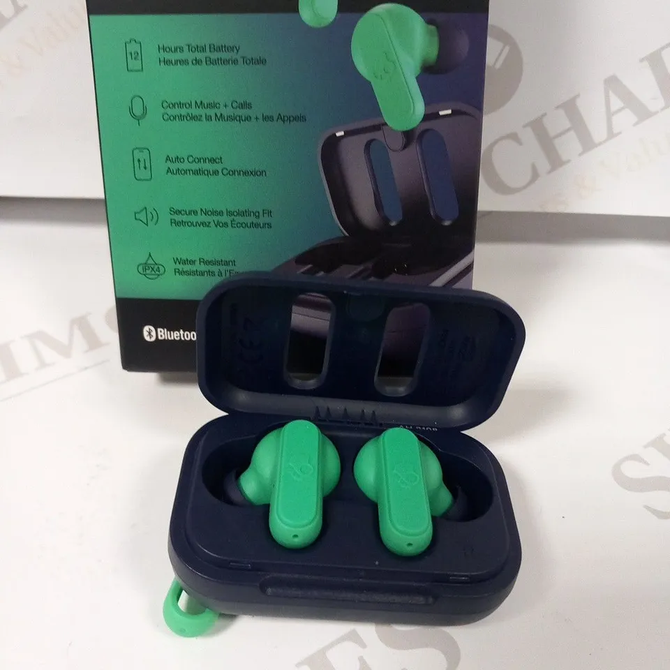 BOXED SKULLCANDY MINI AND MIGHTY DINGE TRUE WIRELESS EARBUDS