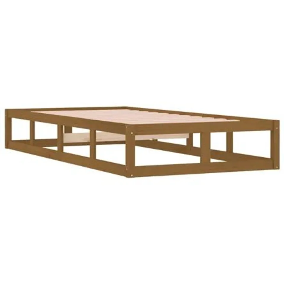 BOXED 17 STORIES SOLID WOOD BED
