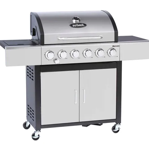 BOXED MERCURY 6 BURNER – STAINLESS STEEL