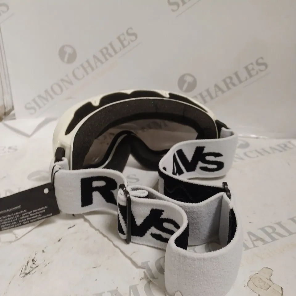 RAVS SKI GOGGLES FOR MEN & WOMEN IN WHITE 