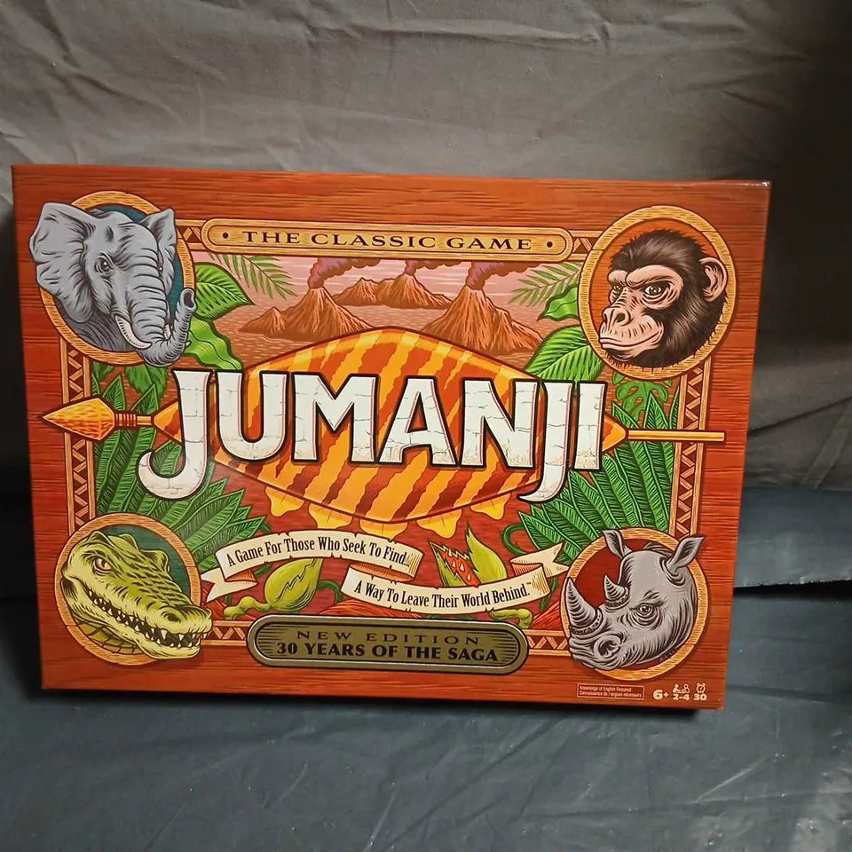 JUMANJI: THE CLASSIC GAME – NEW EDITION BOARD GAME (30 YEARS OF THE SAGA)