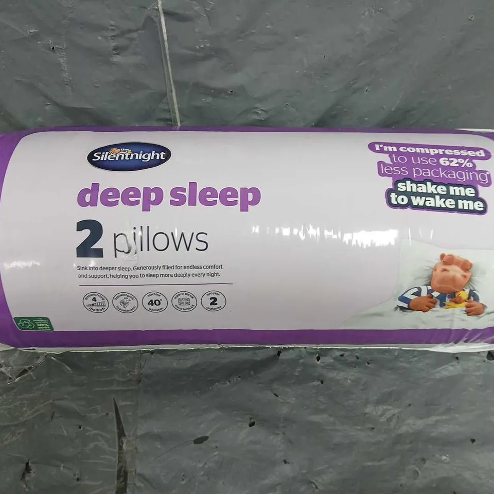 SILENT NIGHT DEEP SLEEP 2 PILLOWS