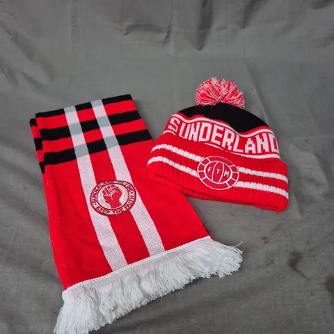 SUNDERLAND HAT & SCARF