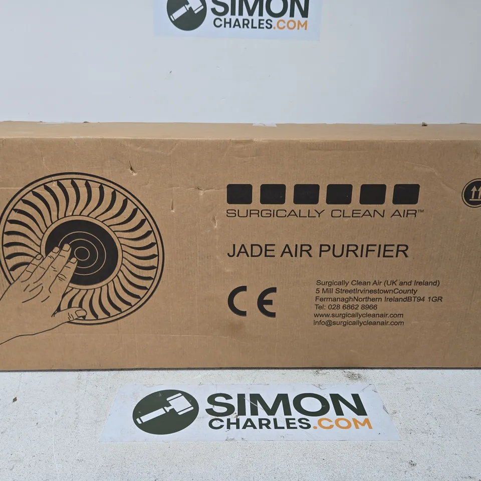 SURGICALLY CLEAN AIR JADE AIR PURIFIER – BOXED