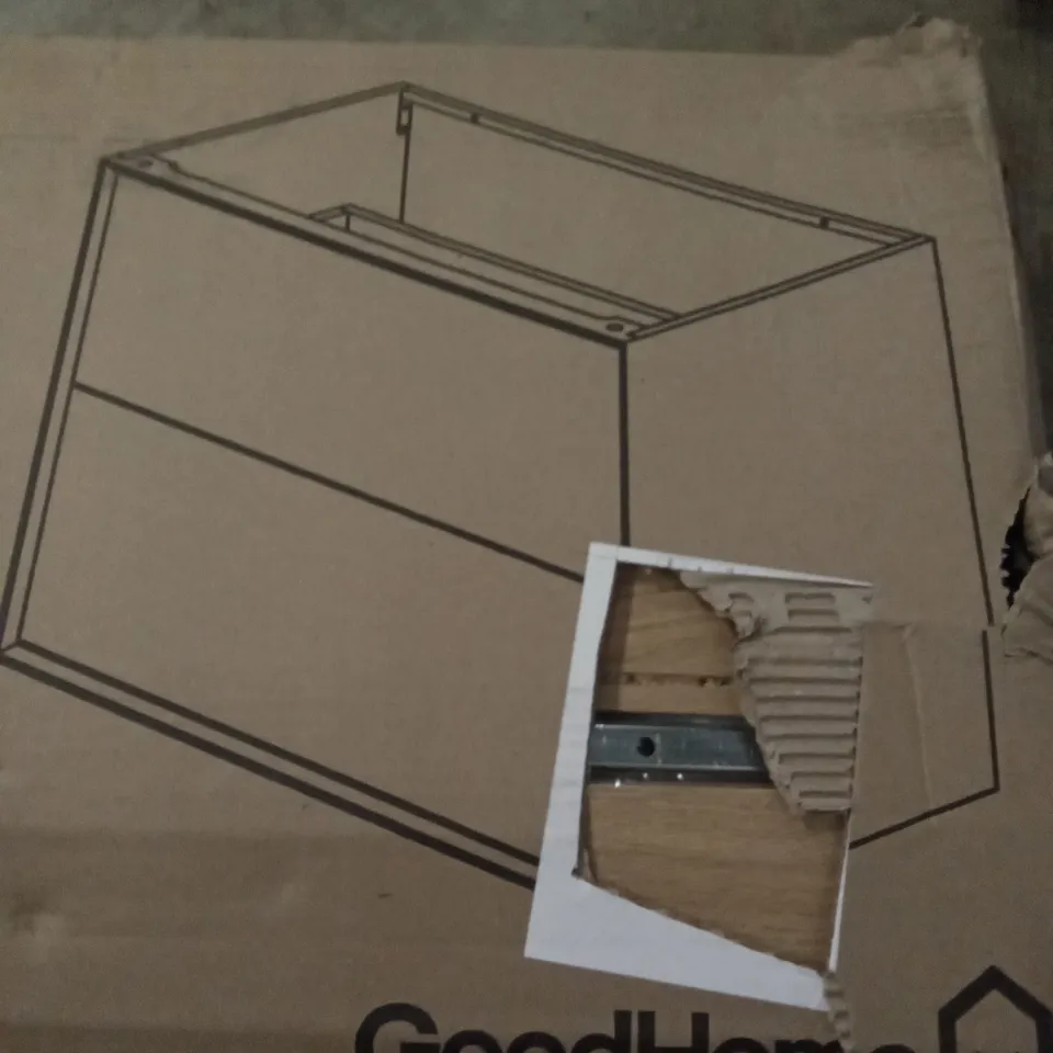 BOXED AVELA 80CM WALL MOUNTED BASIN CABINET 
