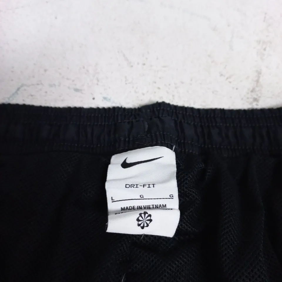 NIKE DRI-FIT MEN'S BLACK TRAINING PANTS, SIZE L