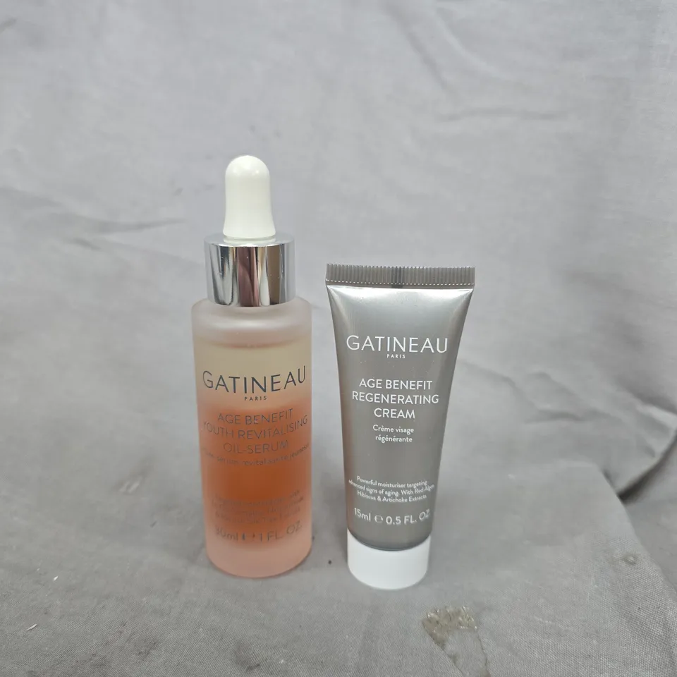 Gatineau Age Benefit Youth Revitalising Oil-Serum 50ml & Age Benefit Regenerating Cream 15ml – Skincare Duo