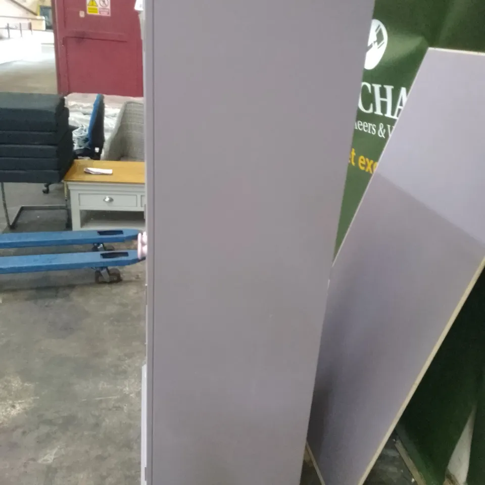 DESIGNER LAVENDER 2 DOOR ALL HANGING WARDROBE 